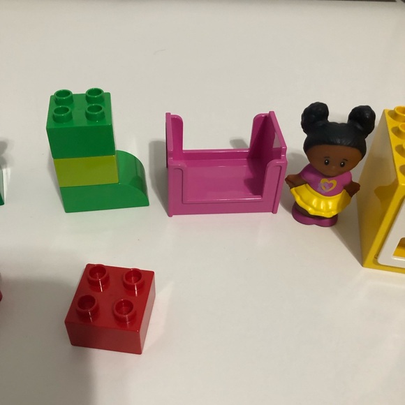 Lego large block bundle‎ building blocks house chair - Picture 3 of 4